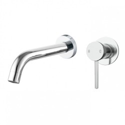 Euro 65mm Round Chrome Bathtub/Basin Mixer with Bath Spout Wall Mounted Euro 65mm Round Chrome Bathtub/Basin Mixer with Bath Spout Wall Mounted